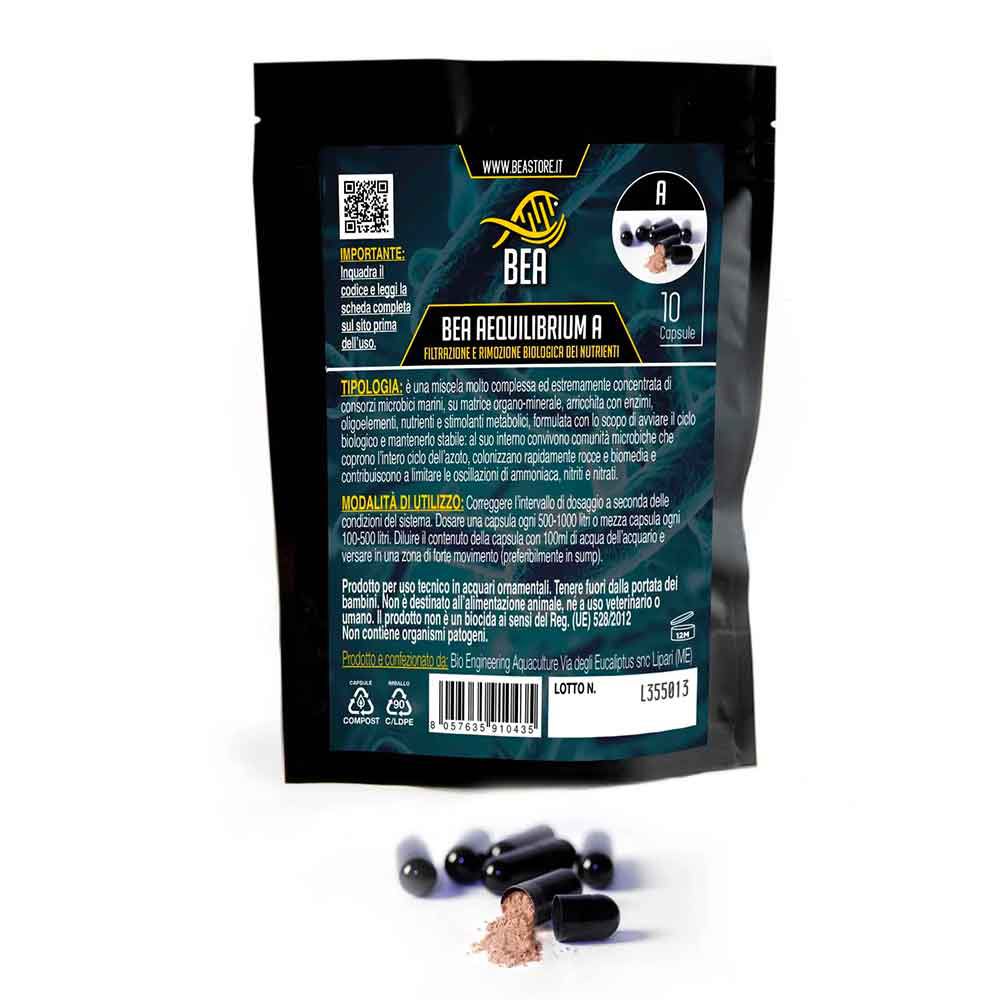 Bea Aequilibrium A miscela di consorzi microbici marini 10 capsule