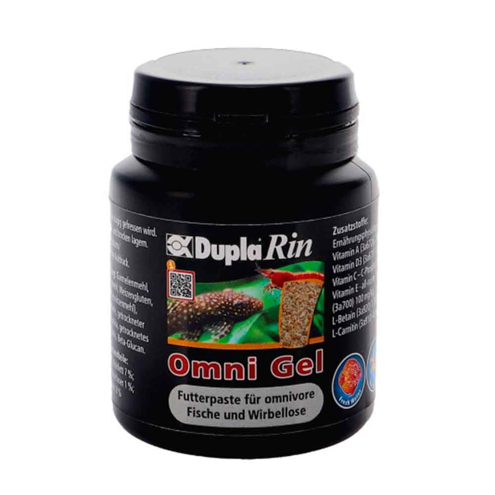 Duplarin Omni Gel Pasta alimentare autoadesiva per pesci e invertebrati onnivori 35g