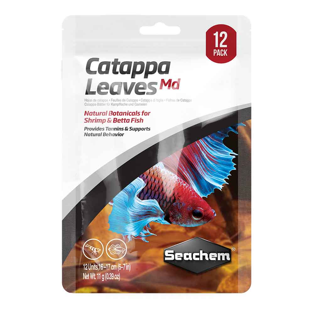 Seachem Catappa Leaves Foglie di Catappa Medium 12pz