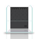 Blau Aquaristic Cubic Selva 35 Paludarium completo 35x35x18/45h cm