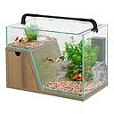Zolux Maya Acquario con Filtro e Luce Legno/grigio 20Lt 41x24x28h cm