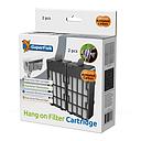 Superfish Hang on Filter Cartridge Ricambio Cartuccia 2pz