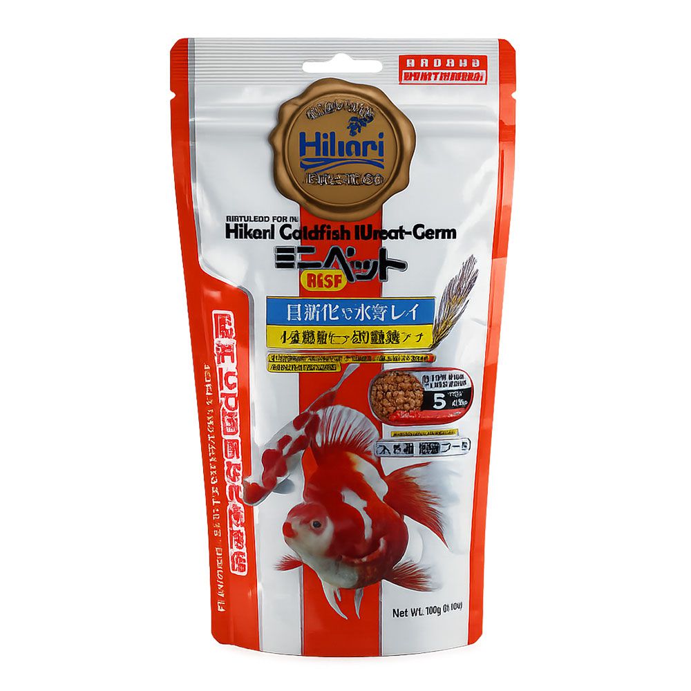 Hikari Goldfish Wheat Germ S Mini Pellet Mangime Premium galleggiante per Pesci Rossi 160g