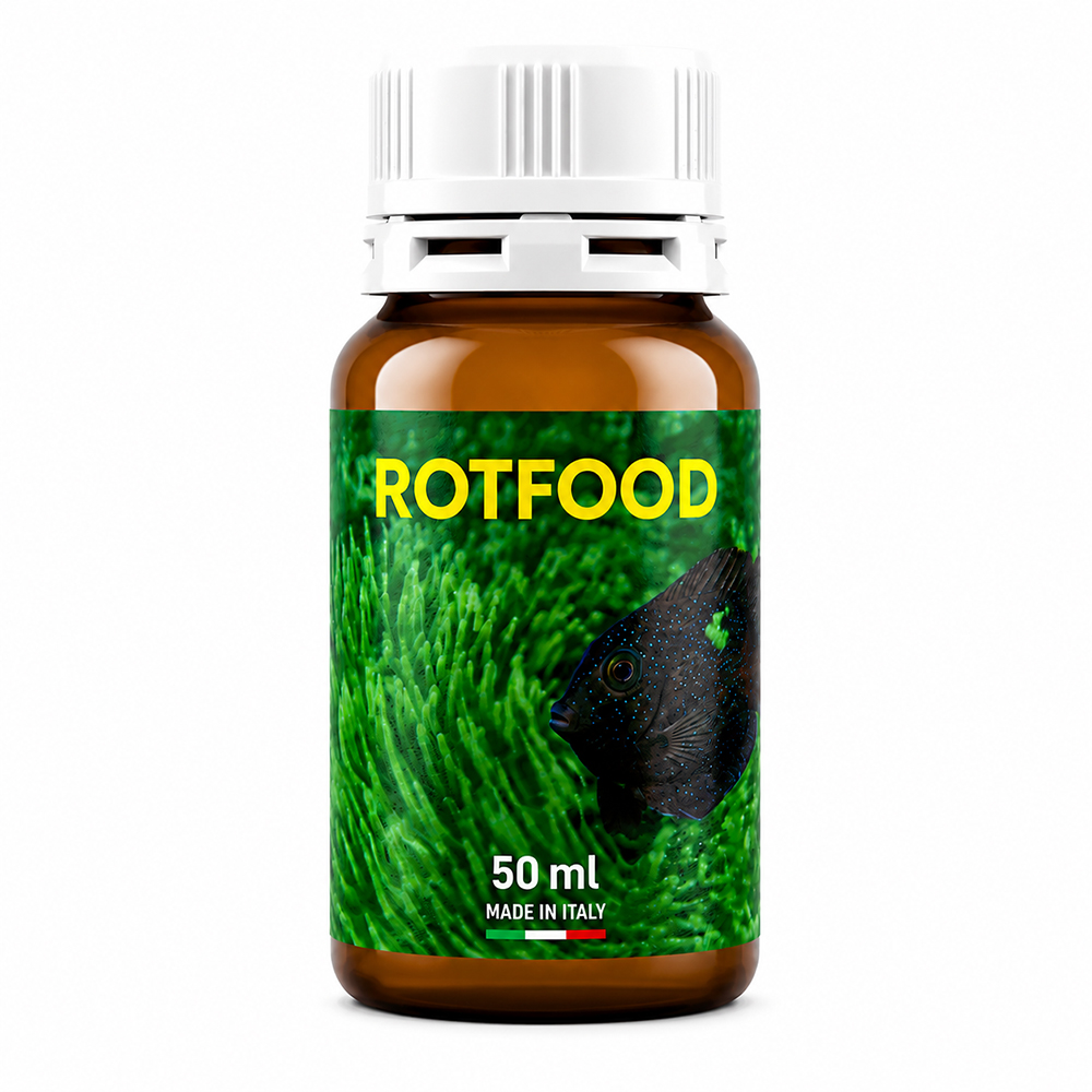 Planctontech Rotfood Alimento liofilizzato concentrato per Culture di Rotiferi Artemia Copepodi Daphnie e altri 50ml