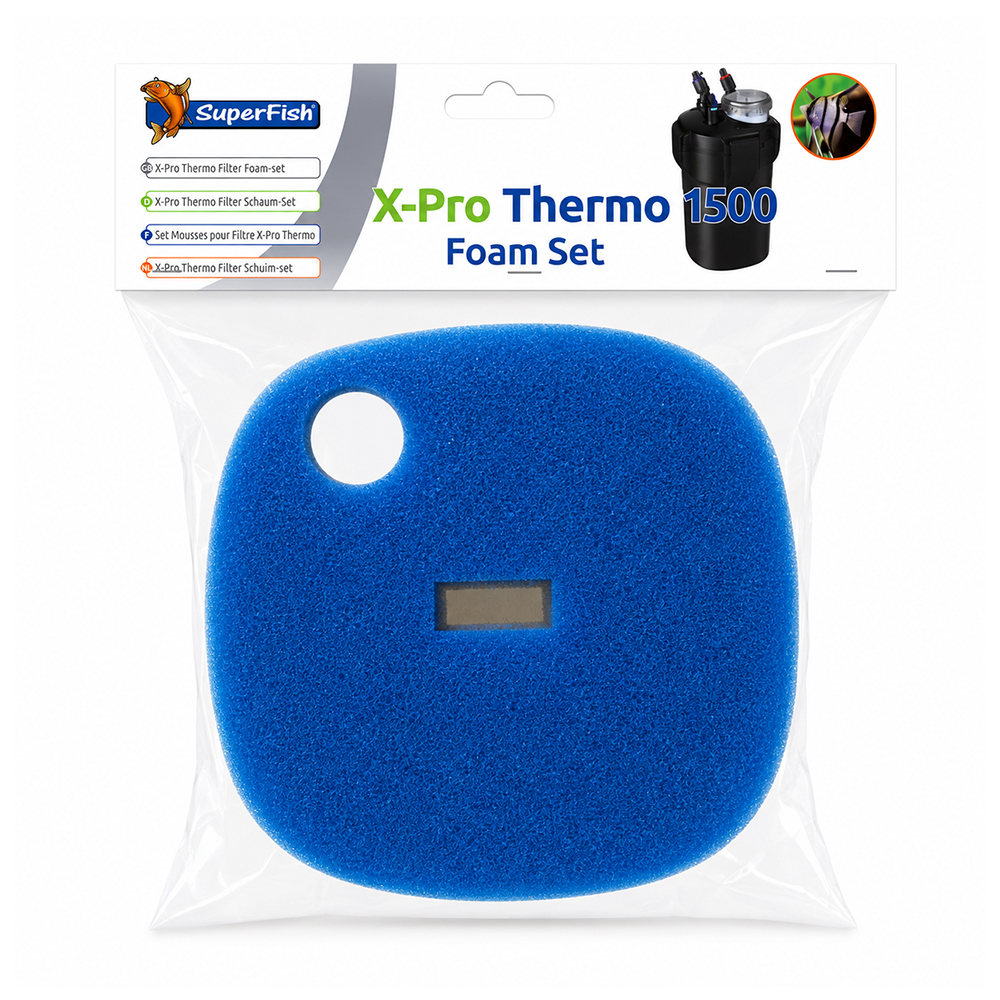 Superfish X-Pro Thermo 1500 Foam Set Spugne di ricambio 3pz