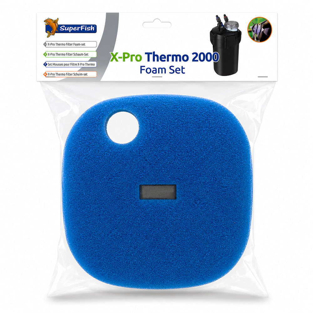 Superfish X-Pro Thermo 2000 Foam Set Spugne di ricambio 3pz