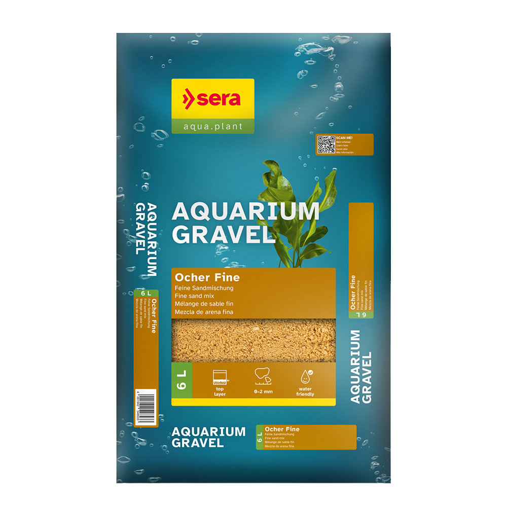 Sera Aquarium Gravel Ocher Fine Ghiaia Ocra 6 L