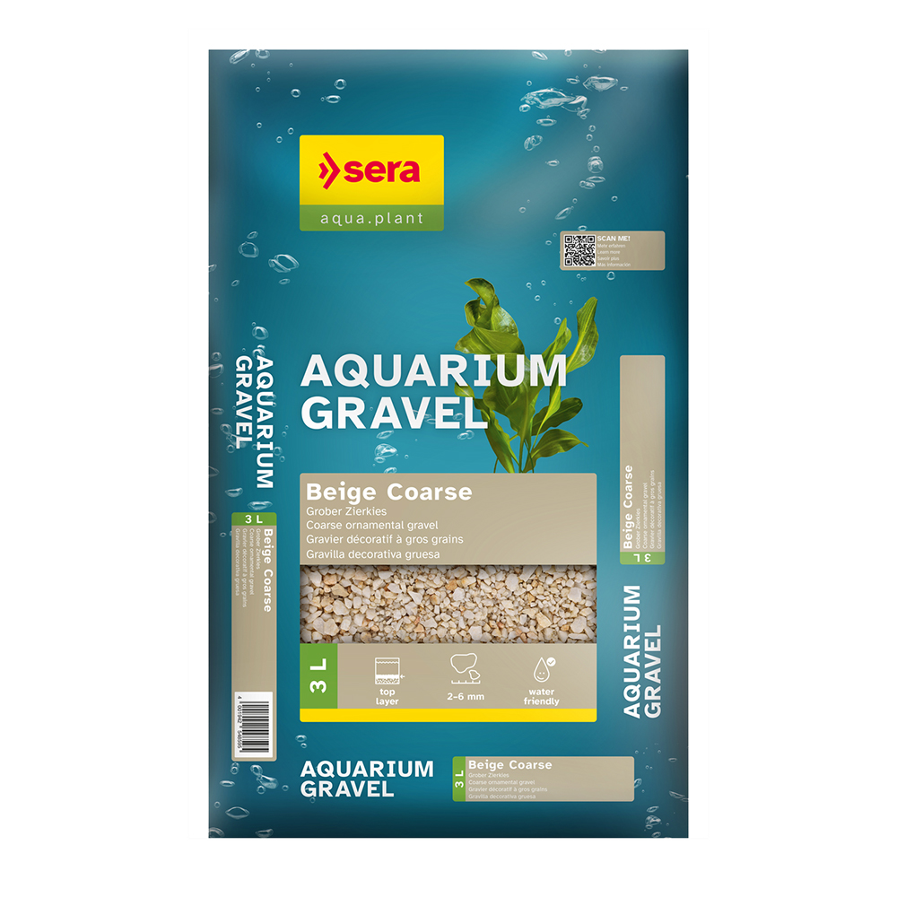 Sera Aquarium Gravel Beige Coarse Ghiaia Beige 3 L