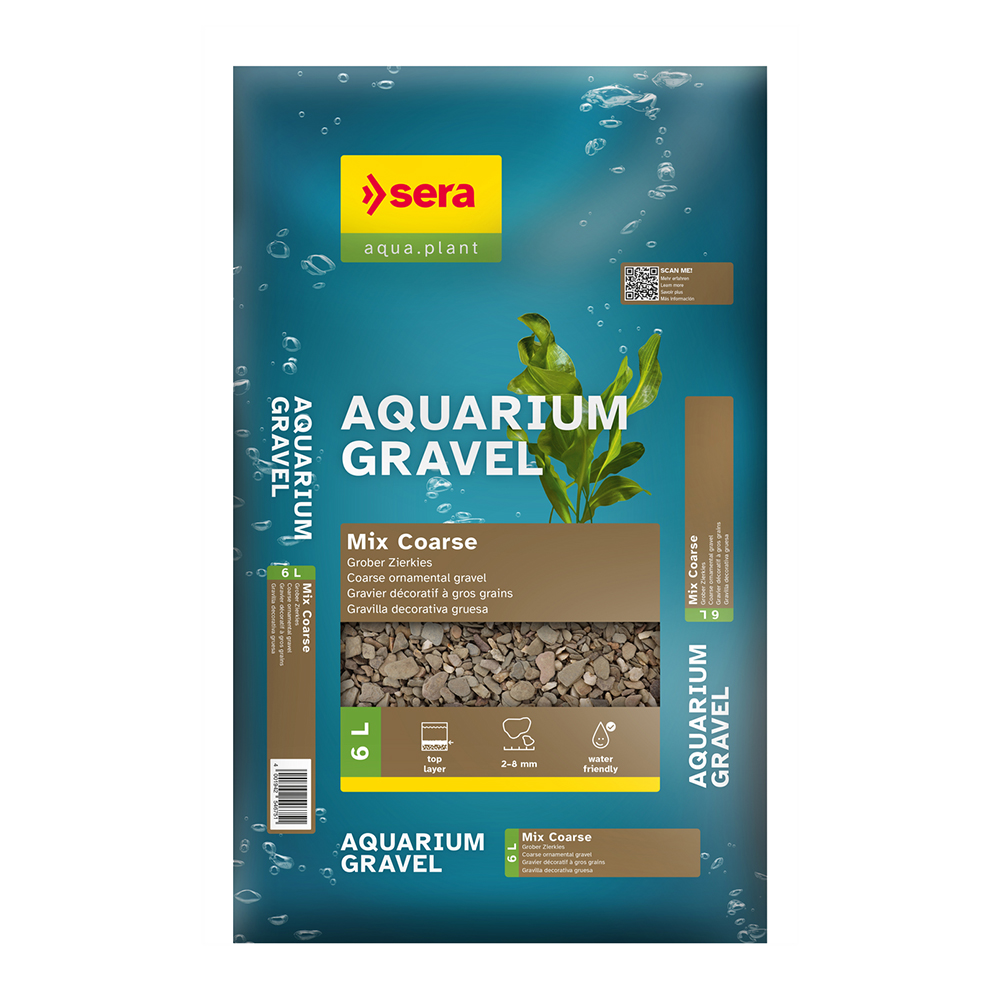 Sera Aquarium Gravel Mix Coarse Ghiaia Mista 6 L