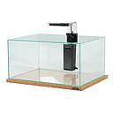 Zolux Betta Rek Acquario per Betta 23,2L Nero