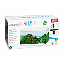 Ciano Aquarium Aquariums 60 CF80 Bianco 60x30x37,2h cm Acquario completo 58 Litri