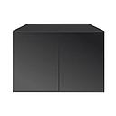 Blau Aquaristic Cubic Stand HD Core Supporto Nero con ante 122x50x80h cm