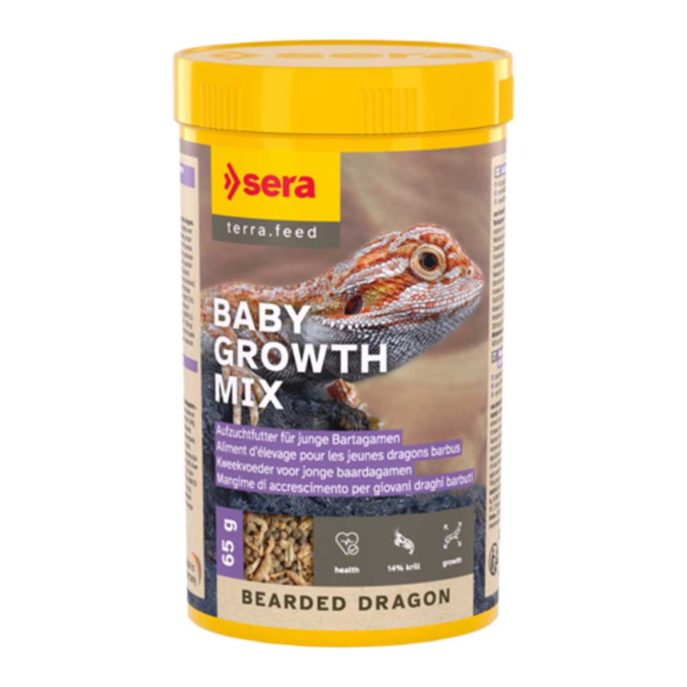Sera Bearded Dragon Baby Growth Mix Mangime per Draghi barbuti 250ml 65g