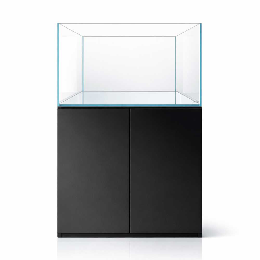 Blau Aquaristic Set Gran Cubic Absolute AR Extrachiaro Antiriflesso 92 Nero Acquario con Supporto Stand HD Core 255 Litri