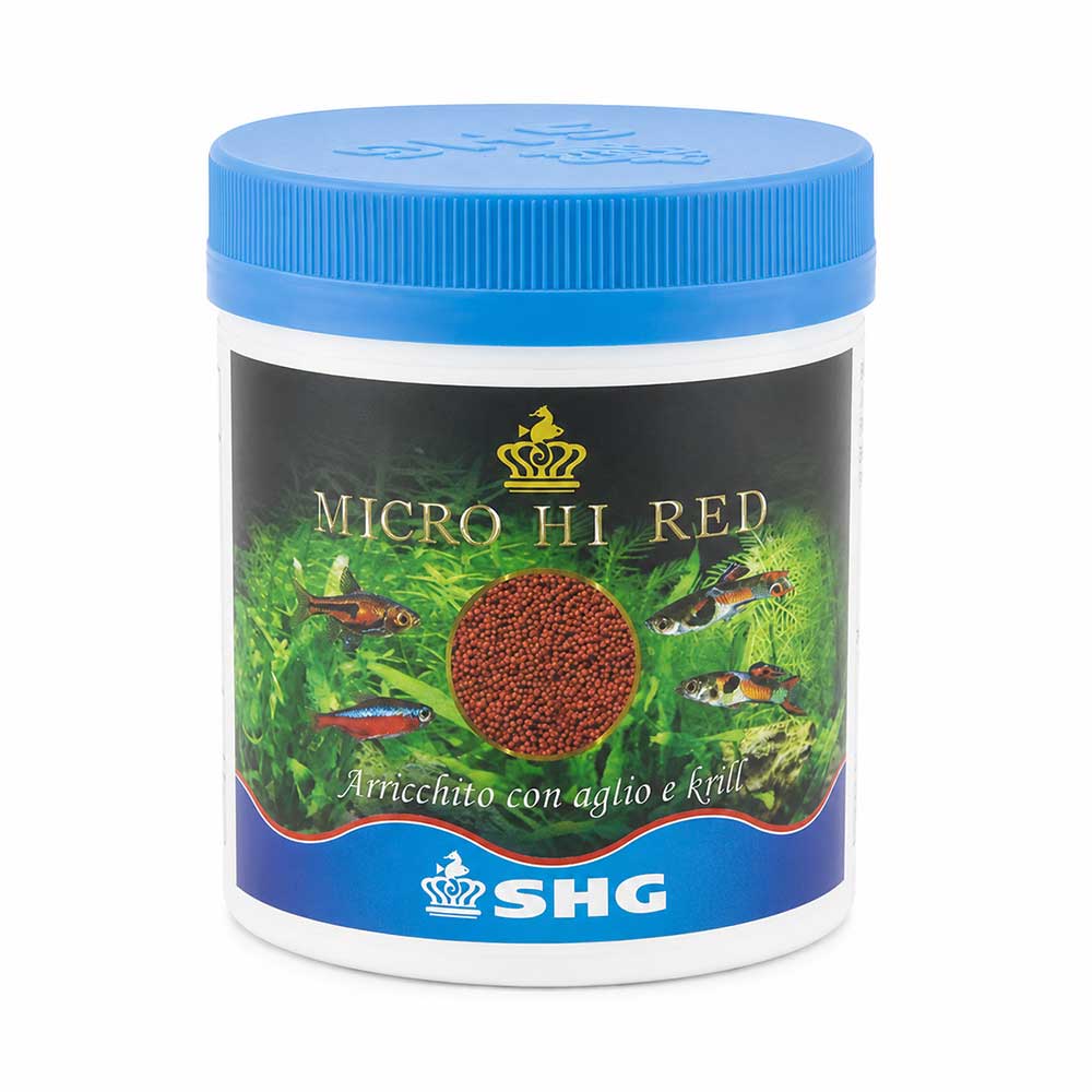 Shg Premium Micro Hi-Red Mangime granulare per dolce e marino 50g
