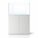 Blau Aquaristic Set Gran Cubic Absolute AR Extrachiaro Antiriflesso 92 Bianco Acquario con Supporto Stand HD Core 255 Litri