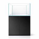 Blau Aquaristic Set Gran Cubic Absolute AR Extrachiaro Antiriflesso 92 Nero Acquario con Supporto Stand HD Core 255 Litri