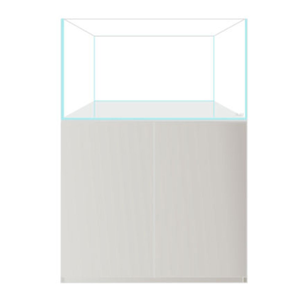 Blau Aquaristic Set Gran Cubic Experience 92 Bianco Acquario con Supporto Stand HD Core 238 Litri