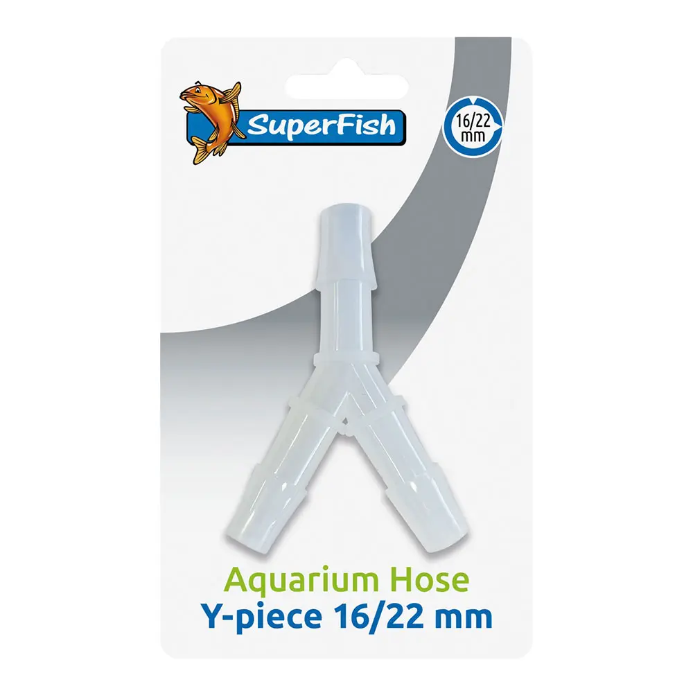 Superfish Aquarium Hose Y-piece 16/22mm Raccordo a Y
