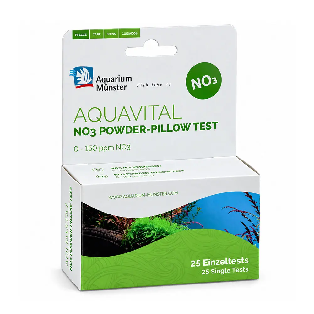 Aquarium Munster Aquavital NO3 Powder-Pillow Test Nitrati per Acquario Dolce