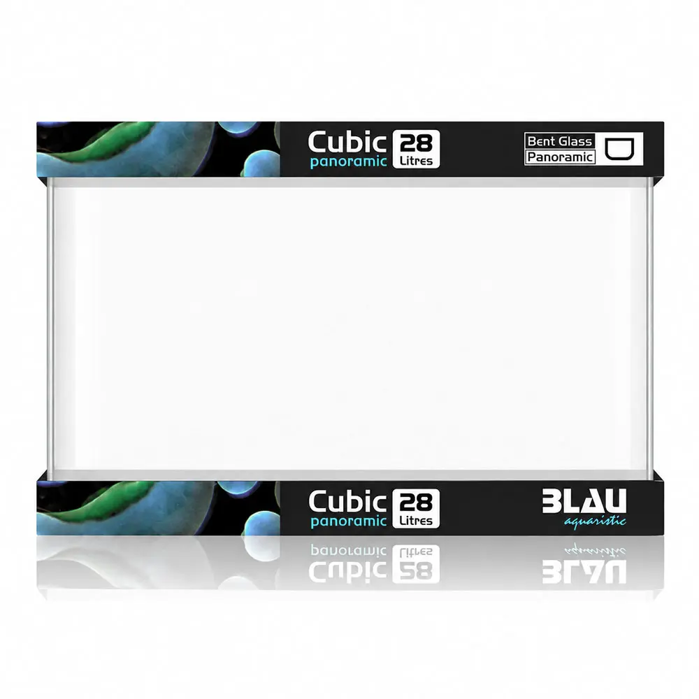 Blau Aquaristic Cubic 28 Panoramic Acquario 28lt 40x25x28hcm