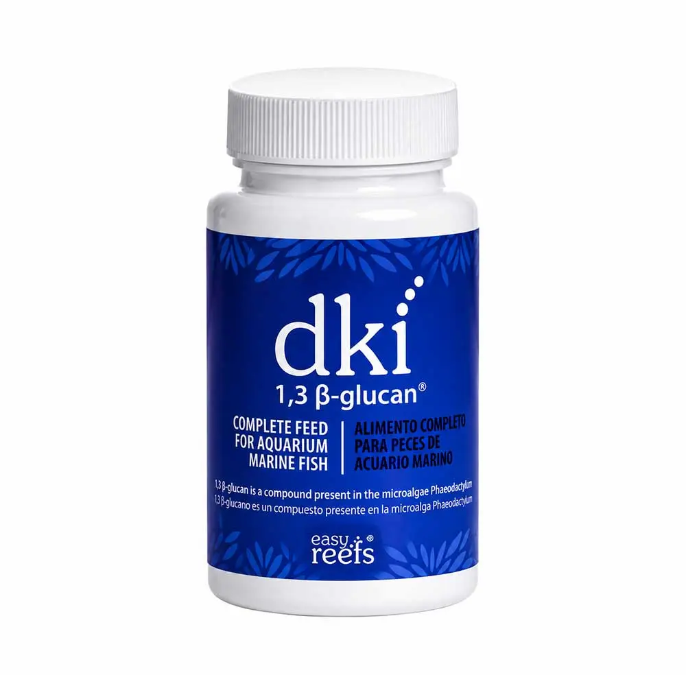 Easy Reefs DKI 1,3 Beta Glucan Mangime Completo per Pesci Acquario Marino 0,8mm 50g