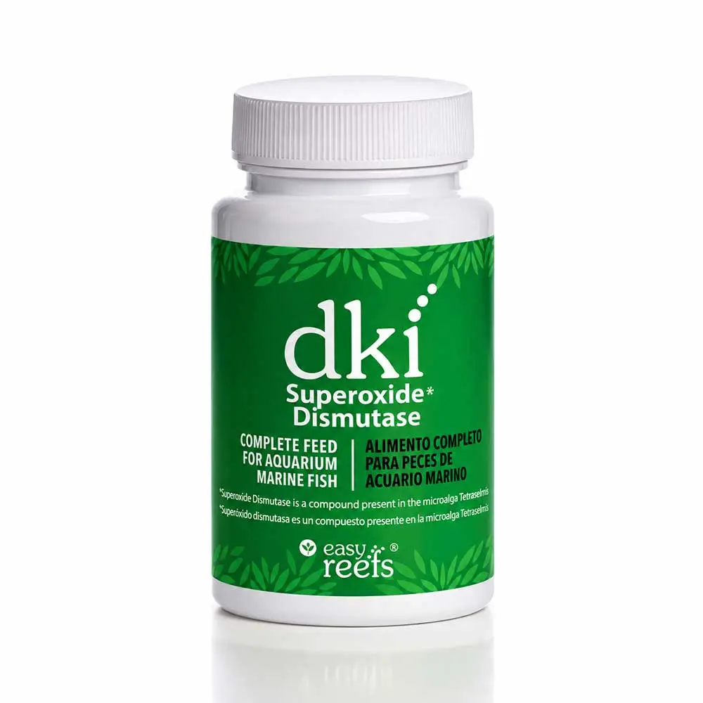 Easy Reefs DKI Superoxide Dismutase 0,8 mm Mangime Completo Antiossidante per Pesci Marini 50 g