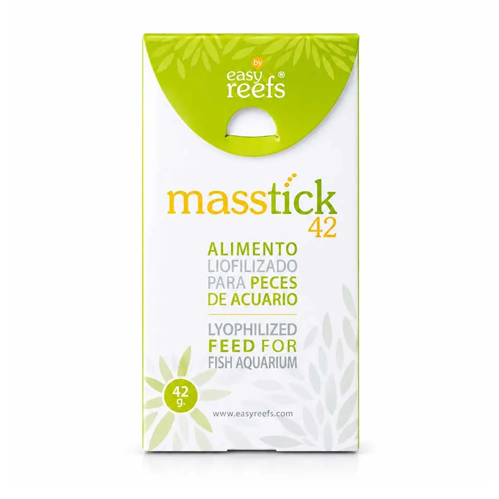Easy Reefs Masstick mangime naturale liofilizzato in pasta adesiva per pesci d'acquario marino 42 g
