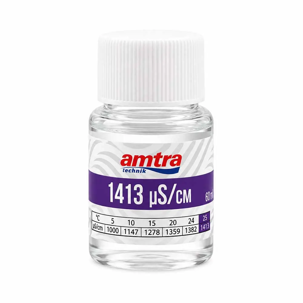 Amtra 1413 µS/cm Soluzione di Taratura per Conduttivimetri 25ml