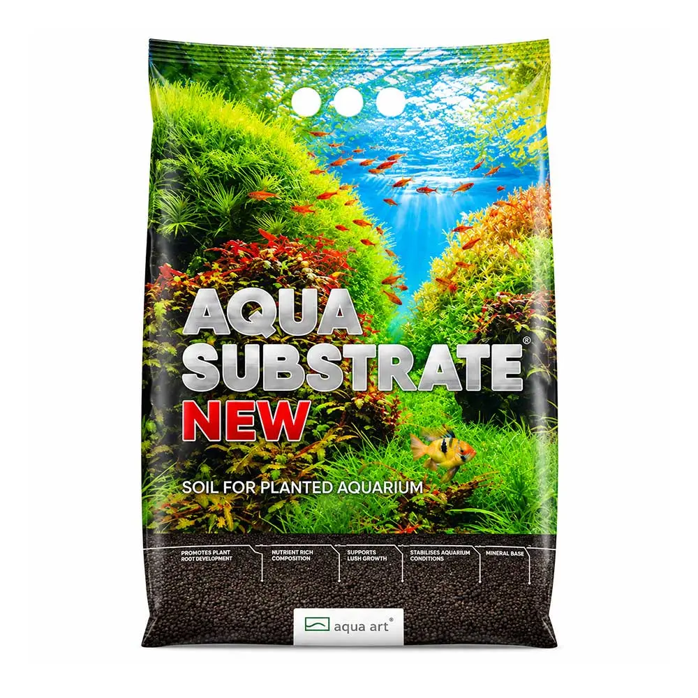 Aqua Art Aqua Substrate NEW  Fondo Fertile nero per acquari piantumati 6lt