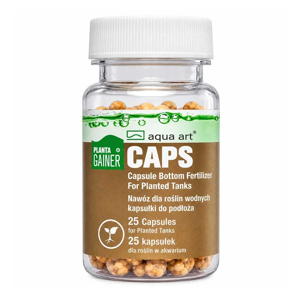 Aqua Art Planta Gainer CAPS fertilizzante in capsule per piante acquario 25 pz