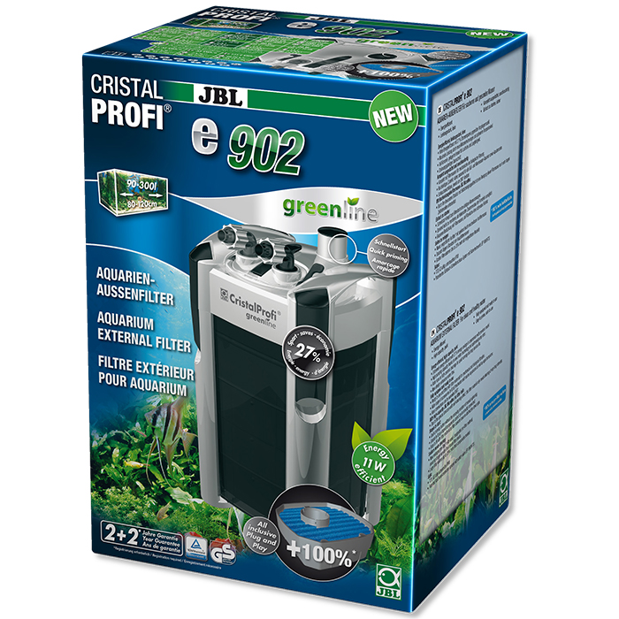 Jbl Filtro esterno Cristal Profi E902 Greenline per acquari fino a 300 litri