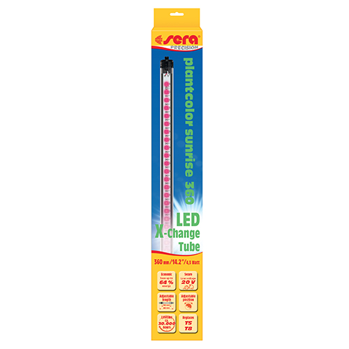 Sera LED X-Change Tube Plantcolor Sunrise 360 (sostituisce il 15W T8 e 24W T5) 4.3W 360mm