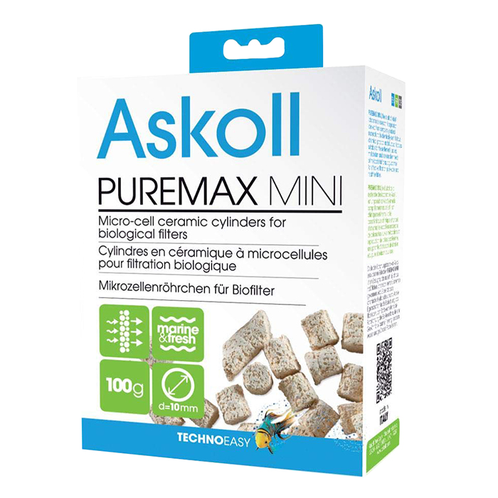 Askoll Pure Max Mini Substrato biologico per filtri 100gr