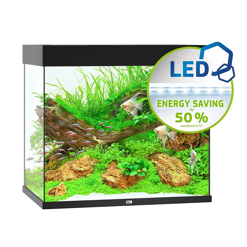 Juwel Acquario Lido 200 Litri LED Nero 71x51x65H cm