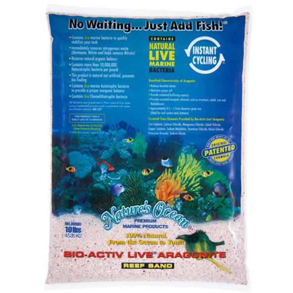 Nature's Ocean Marine Samoa Pink Live Sand 0.5-1.7mm 9.07Kg
