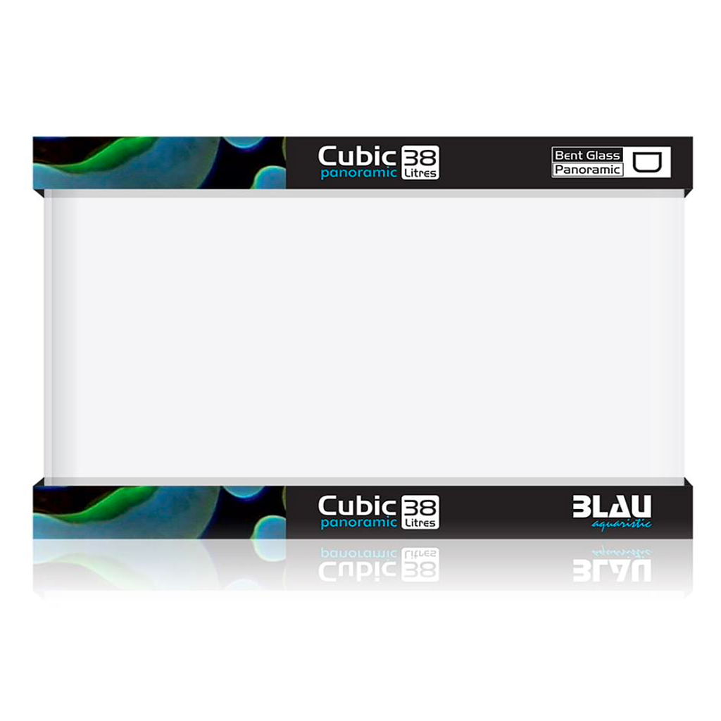 Blau Aquaristic Cubic 38 Panoramic Acquario 38lt 45x28x30hcm