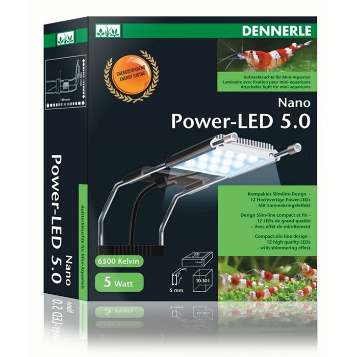 Dennerle Nano Power Led 5W 6500K° per acquari d'acqua dolce