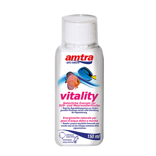 Amtra Vitality Energizzante naturale per pesci d'acqua dolce e marina 150ml