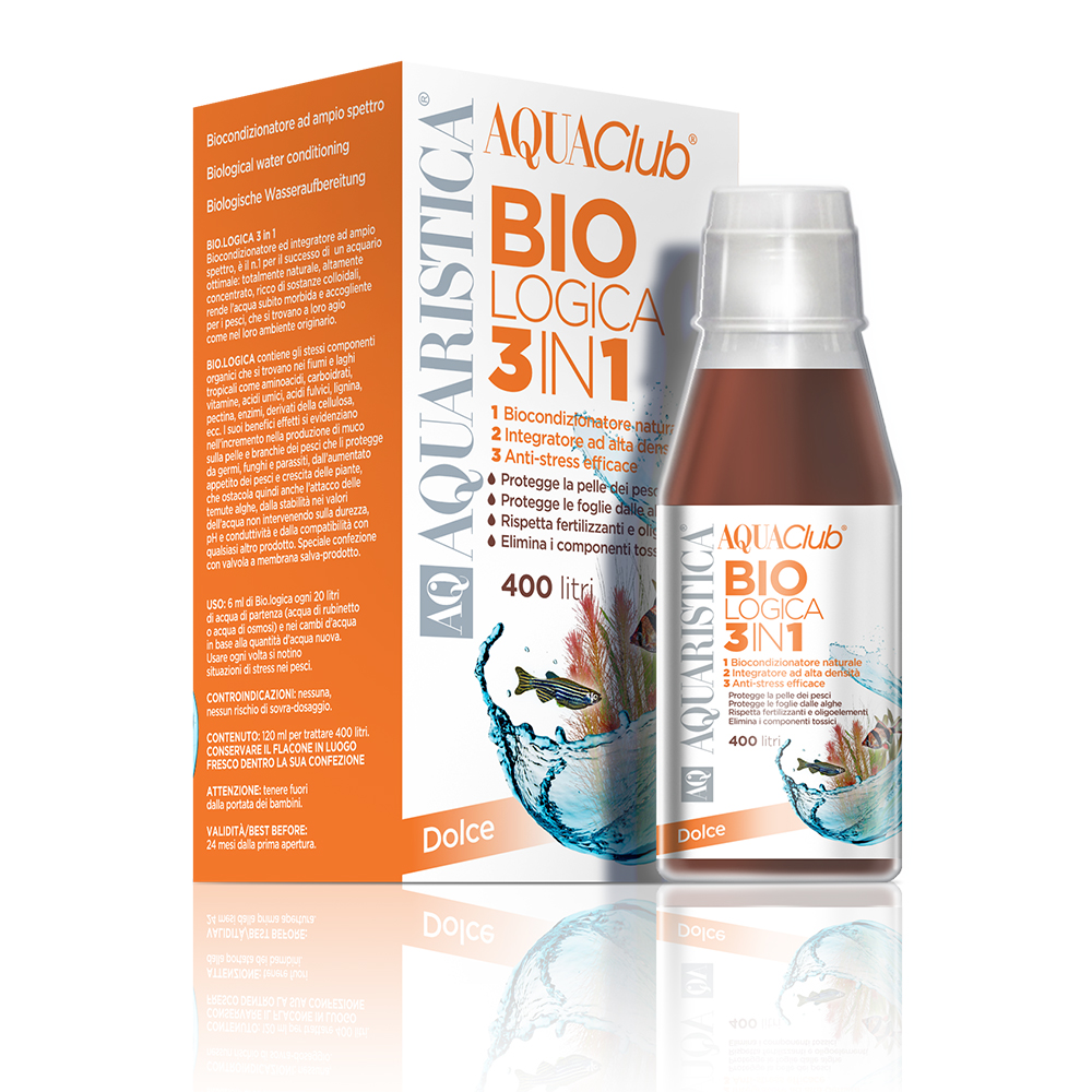 AQ Bio Logica Biocondizionatore ad ampio spettro per dolce 800ml per 2640 litri