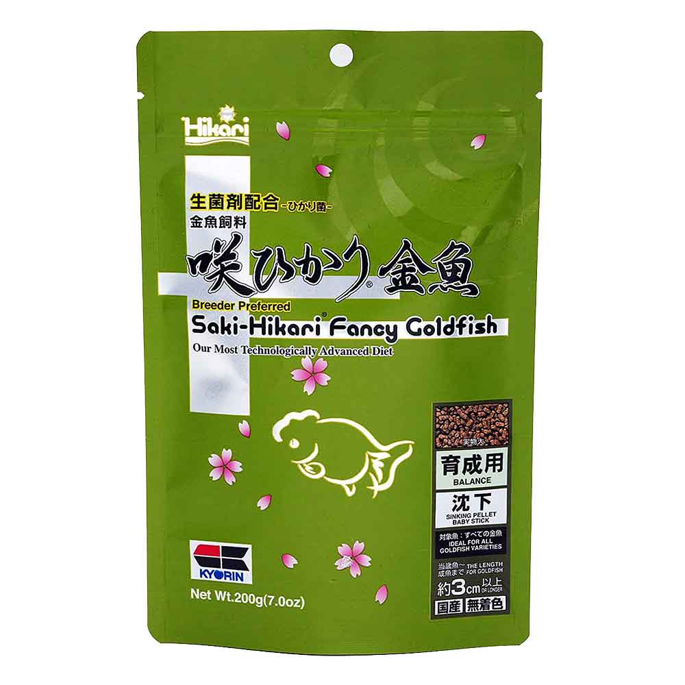Saki-Hikari Fancy Goldfish Baby Stick alimento bilanciato affondante 200gr