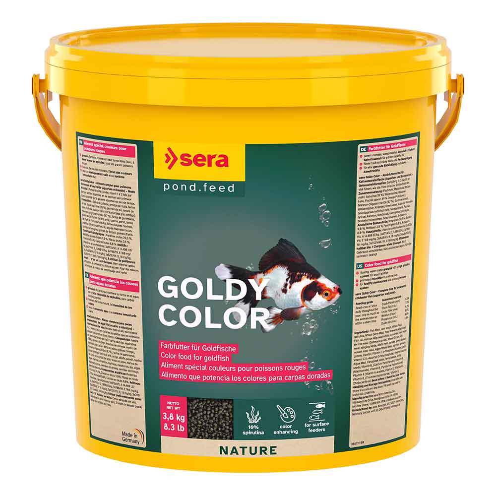 Sera Goldy Color Nature granuli per pesci rossi 10 lt 3,8Kg