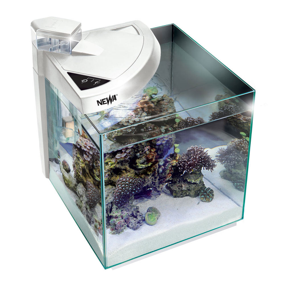 Newa More 50 Reef Acquario Marino Completo di Illuminazione a Led Dual Touch 45 l Bianco