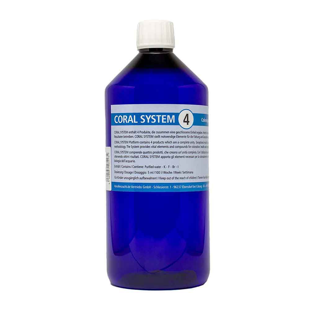 Korallen Zucht Coral System 4 Agente colorante con K F Br I 250ml