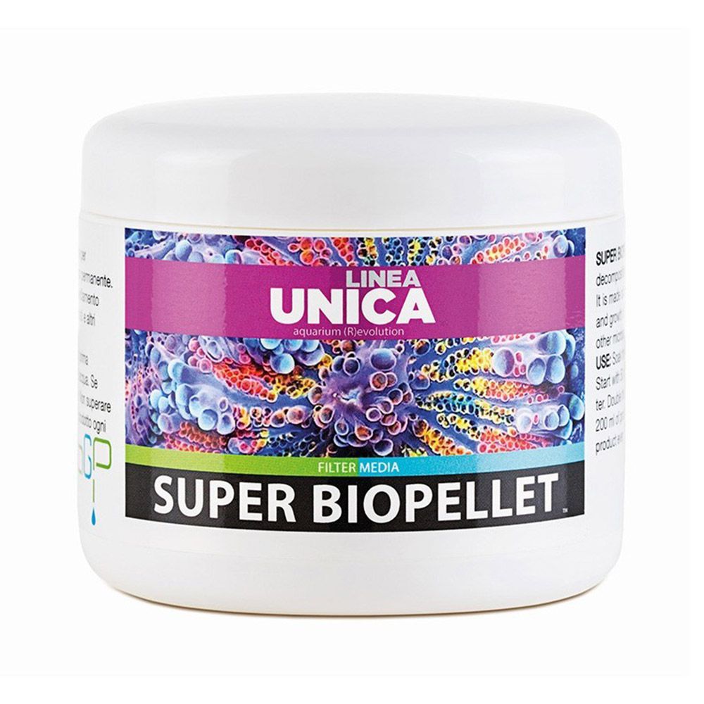 Unica Super Biopellet riduttore di Nitrati e Fosfati per Filtri a letto fluido 200ml