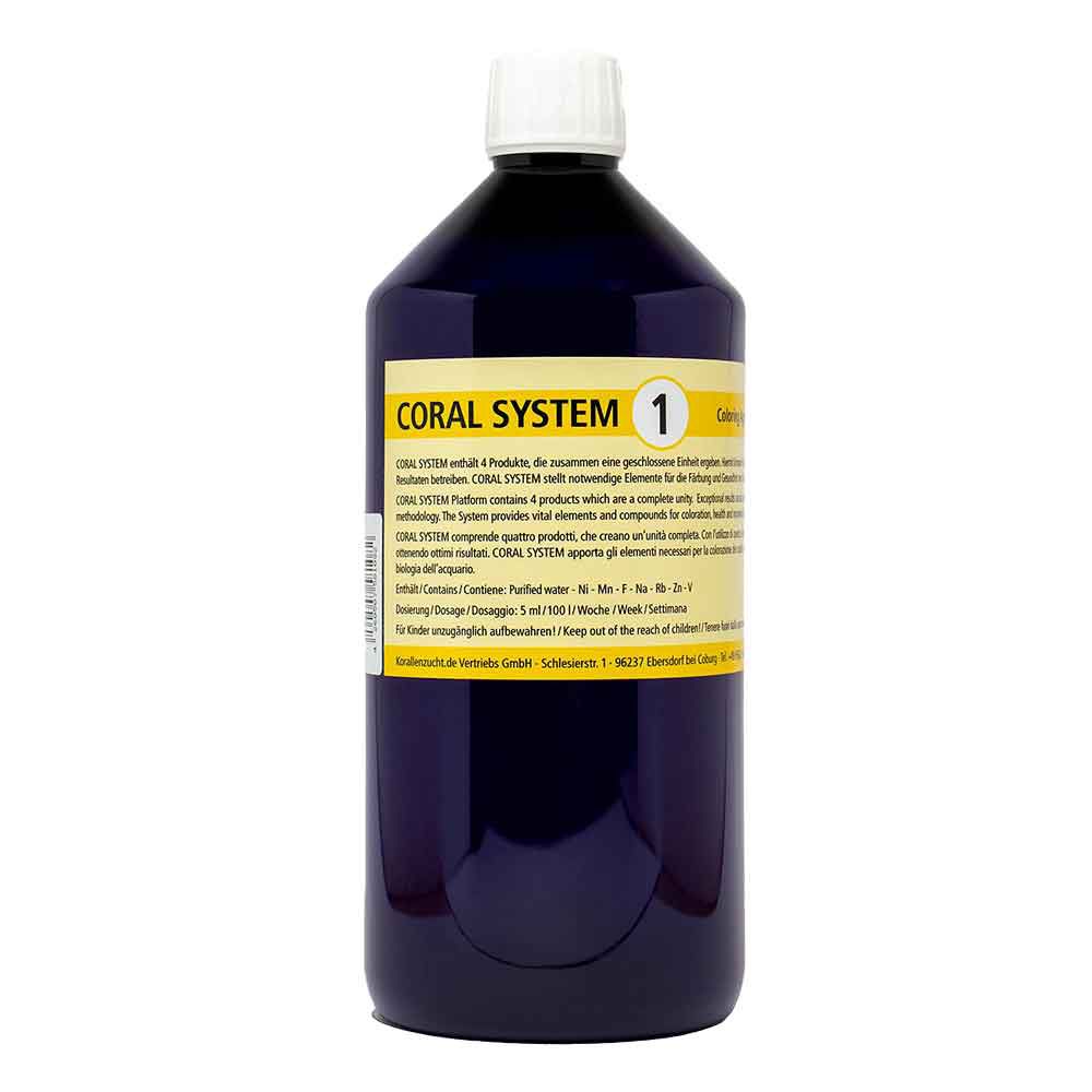 Korallen Zucht Coral System 1 Agente colorante con Ni Mn F Na Rb Zn V 250ml