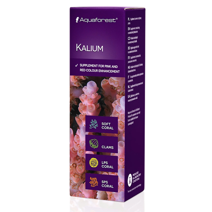 Aquaforest Kalium Potassio per stimolare i colori dei coralli 50ml