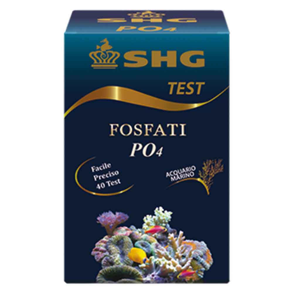 Shg Test PO4 Fosfati per acqua marina 40 misurazioni