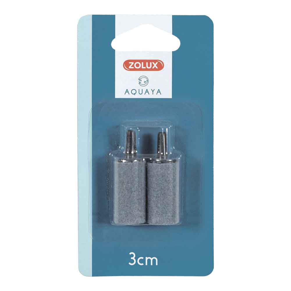 Zolux Aquaya Diffusore pietra porosa per dolce e marino 3cm diametro 15mm 2pz