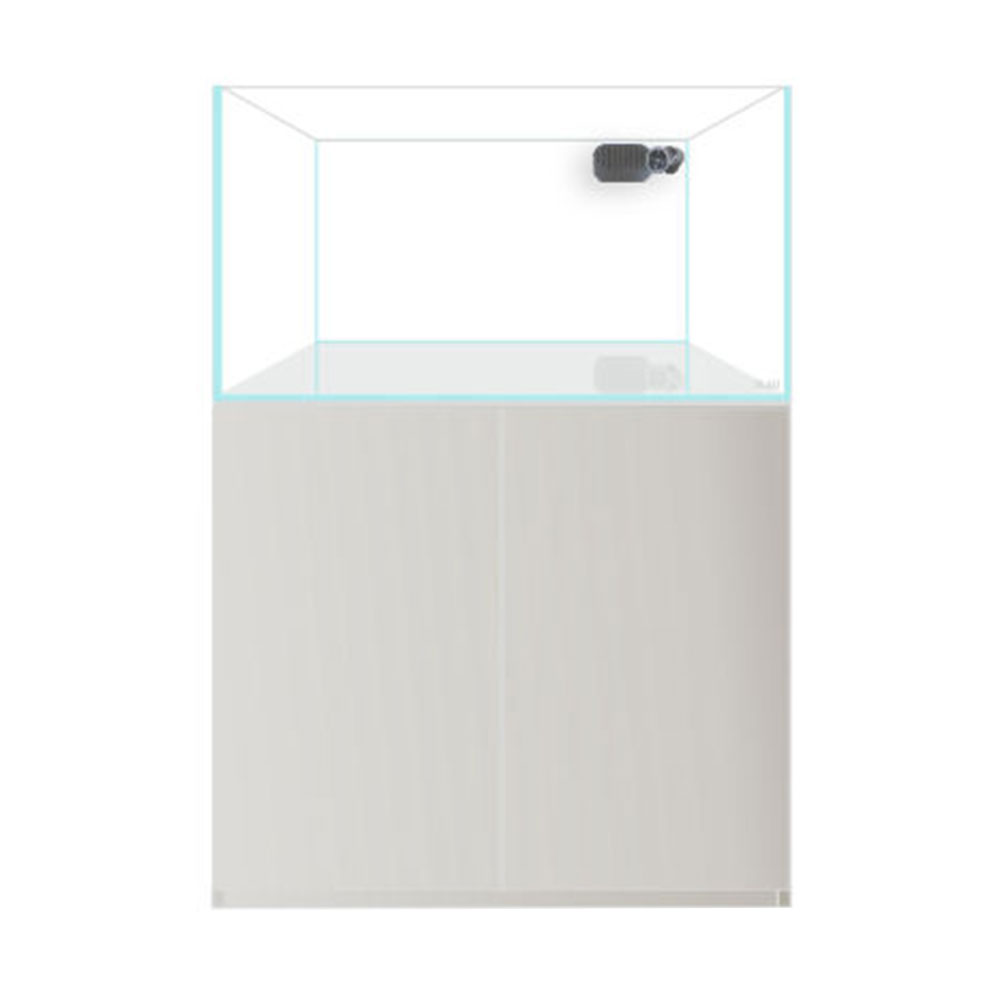 Blau Aquaristic Set Marine Gran Cubic Experience 92 Bianco Acquario Marino con Supporto Stand HD Core 230 Litri
